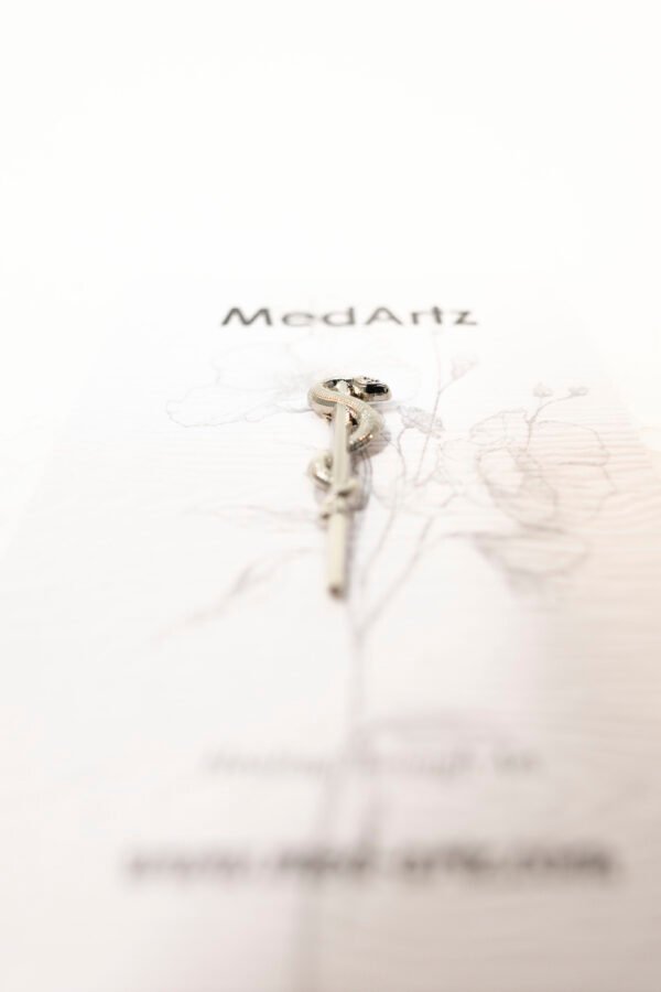 Rod of Asclepius Pin - Image 3