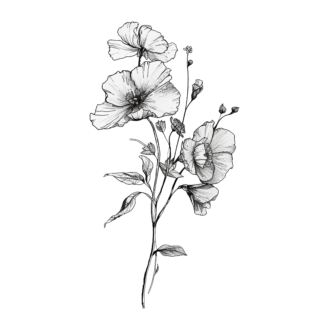 Floral 2 Transparent Background